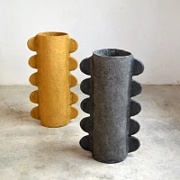 Quazi Designs Handmade Mude Pulp Vase