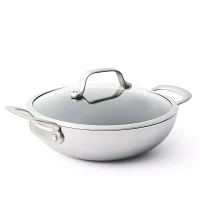 GreenPan Craft Steel Chef’s Pan with Lid, 5 qt.