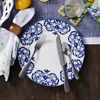 Sur La Table Blue Tile Dinner Plate