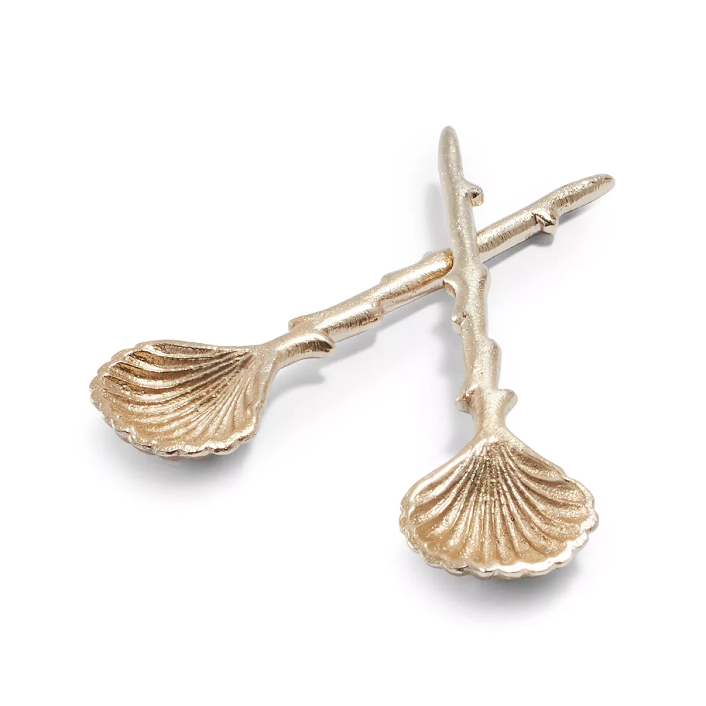 Neptune Scallop Spoon, Set of 2