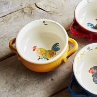 Sur La Table Jacques Pépin Collection Double-Handle Chicken Bowl