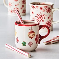 Sur La Table Holiday Ornaments Mugs