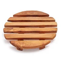 Sur La Table Italian Olivewood Round Trivet