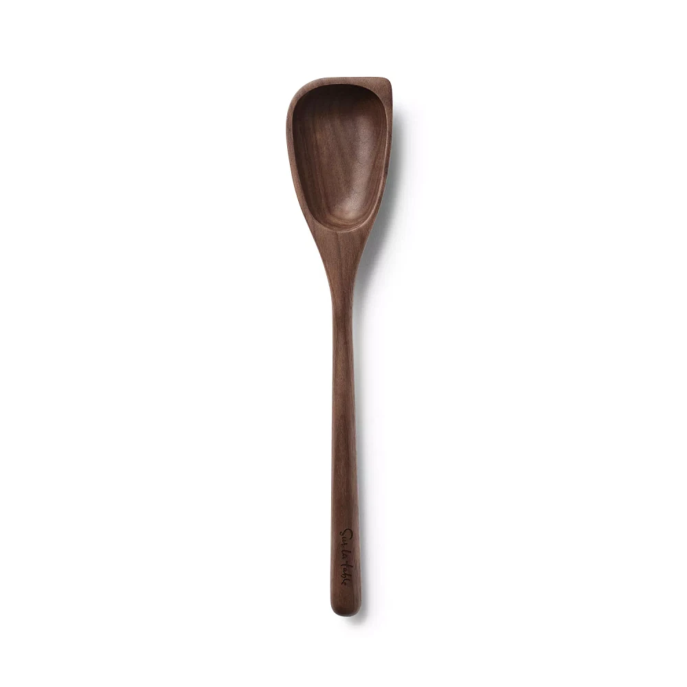 Sur La Table Angled Edge Walnut Spoon