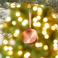 Sur La Table Copper Skillet Ornament, 2.16"