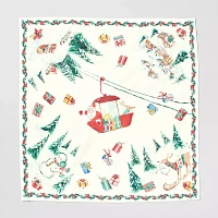 Sur La Table Snowy Village Napkins, Set of 4