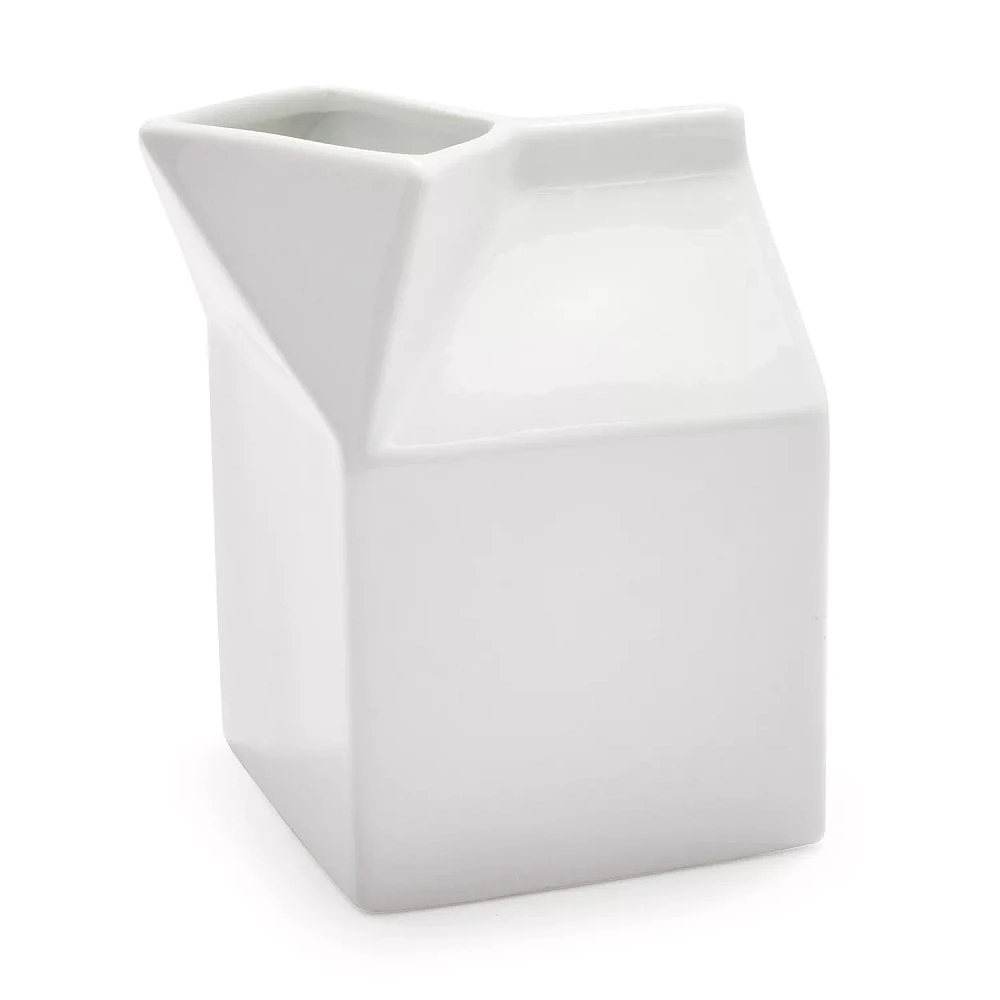 Sur La Table Porcelain Milk Box Creamer