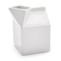 Sur La Table Porcelain Milk Box Creamer