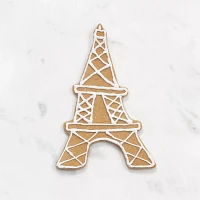 Sur La Table Copper-Plated Eiffel Tower Cookie Cutter with Handle, 4"