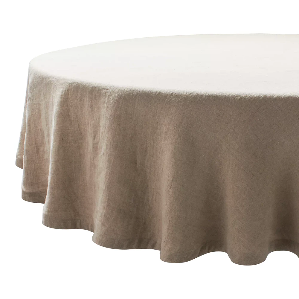 Sur La Table Round Linen Tablecloth