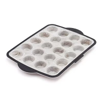 Trudeau Structure Silicone Pro Mini Muffin Pan, 20 count