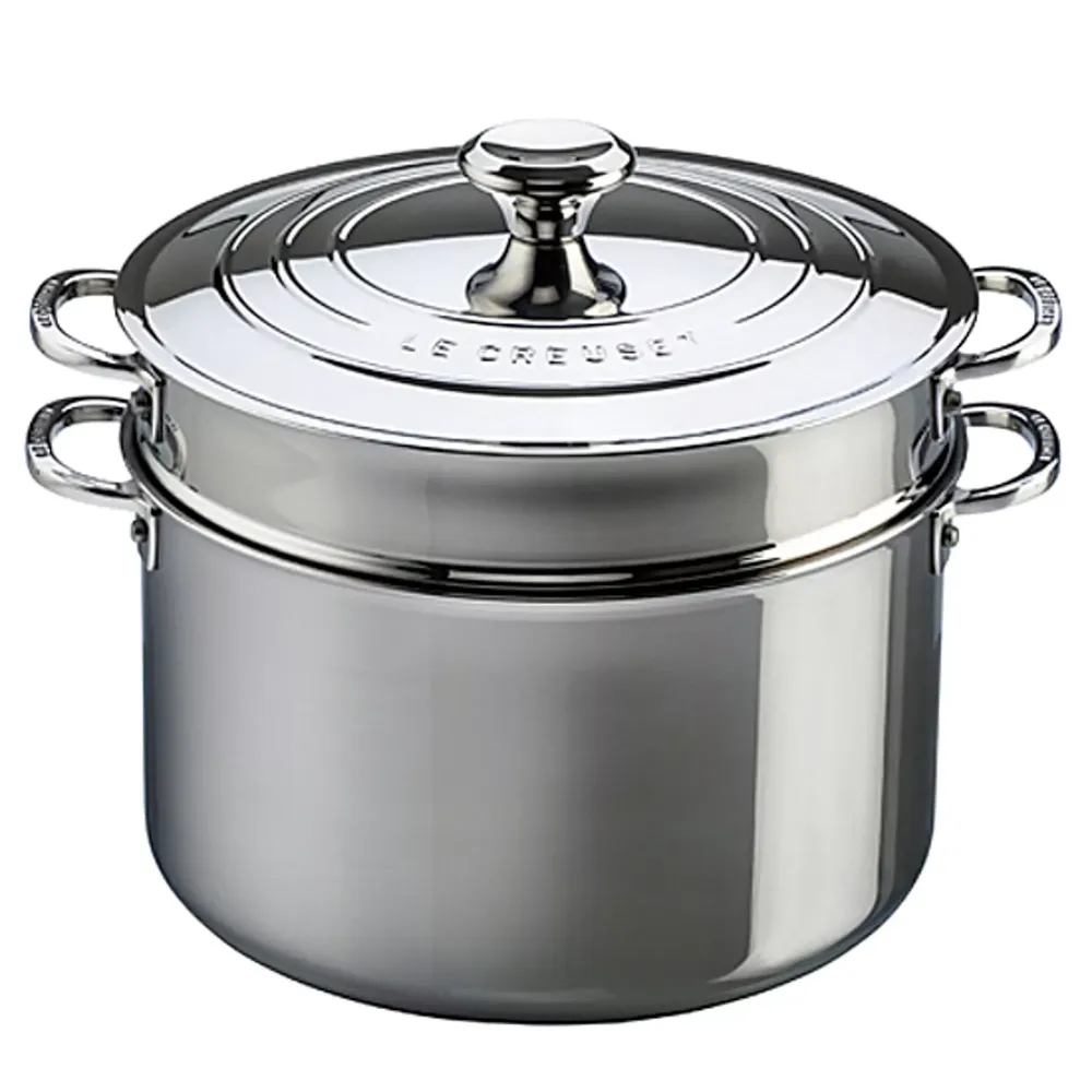 Sur La Table Stainless Steel Colanders, Silver