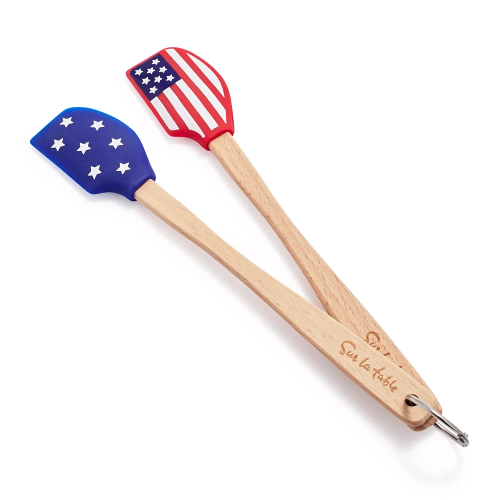 Sur La Table Stars & Stripes Mini Spatulas, Set of 2