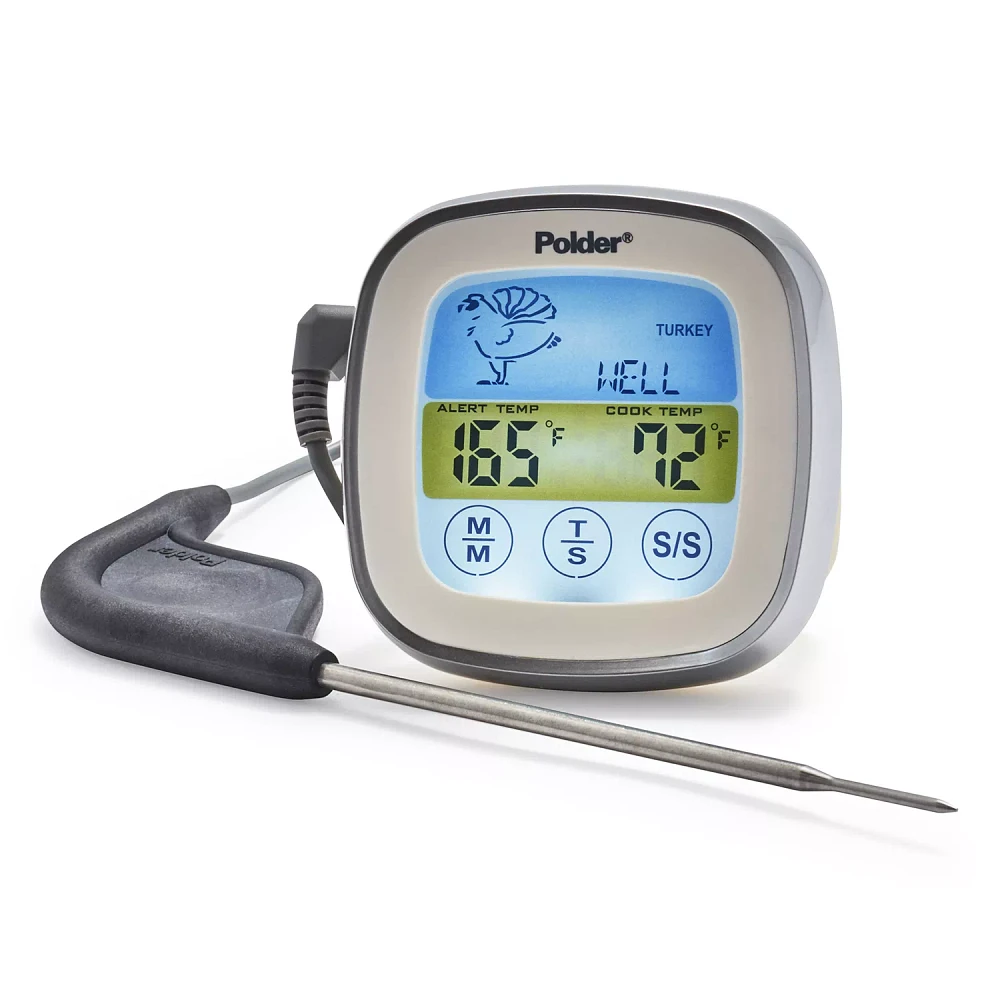 Polder ACCU-TOUCH Touch-Screen Thermometer & Timer