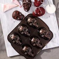 Nordic Ware Skull Pan, 6 Cavity