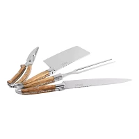 French Home Connoisseur Laguiole 4-Piece Professional Chef Knife Set