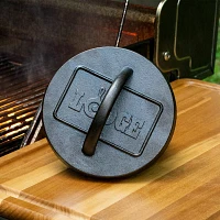 Lodge Seasoned Cast Iron Burger Press, 6.25"