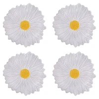 Bordallo Pinheiro Maria Flor Daisy Fruit Plates, Set of 4