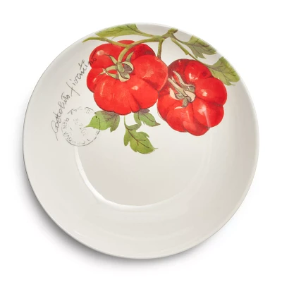 Sur La Table Farmers Market Tomatoes Individual Pasta Bowl, 8.5"