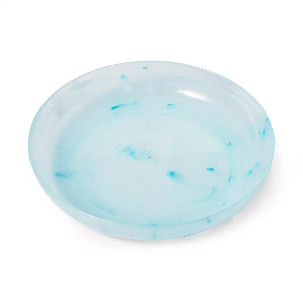 Sur La Table Acrylic Sea Glass Serving Bowl