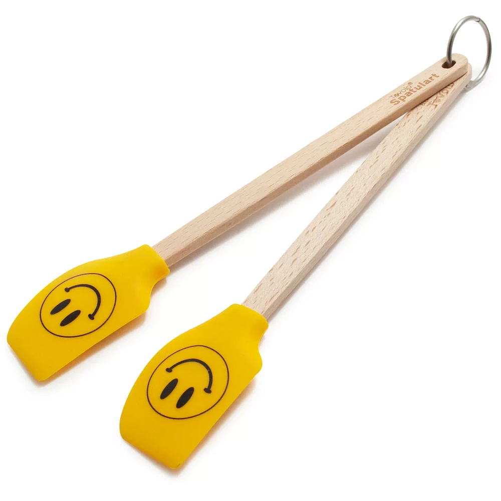 Tovolo Mini Smiley Face Spatulas, Set of Two