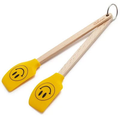 Tovolo Mini Smiley Face Spatulas, Set of Two