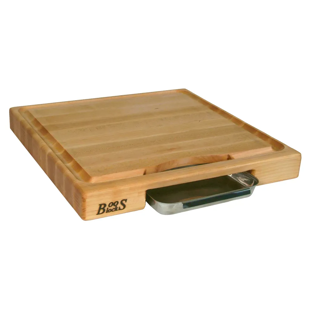 John Boos & Co. Maple Edge-Grain Newton Prep Master Cutting Board