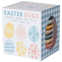 Easter Eggs Pinch Bowls, Set of 6