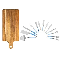 French Home Laguiole Charcuterie Set with Wood Serving Board