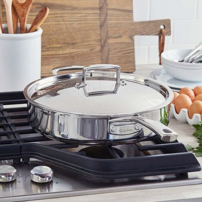 Sur La Table Classic 5-Ply Stainless Steel -Piece Cookware Set