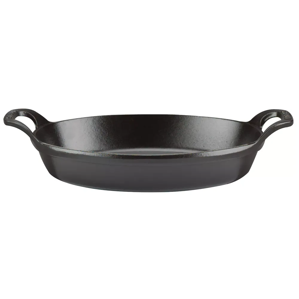 Staub Black Oval Roasting Dish