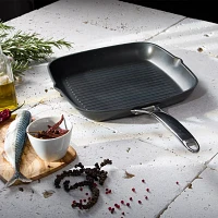 Cristel Castel Pro Ultralu Nonstick Grill Pan, 11"