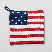 Sur La Table Flag Crochet Pot Holder