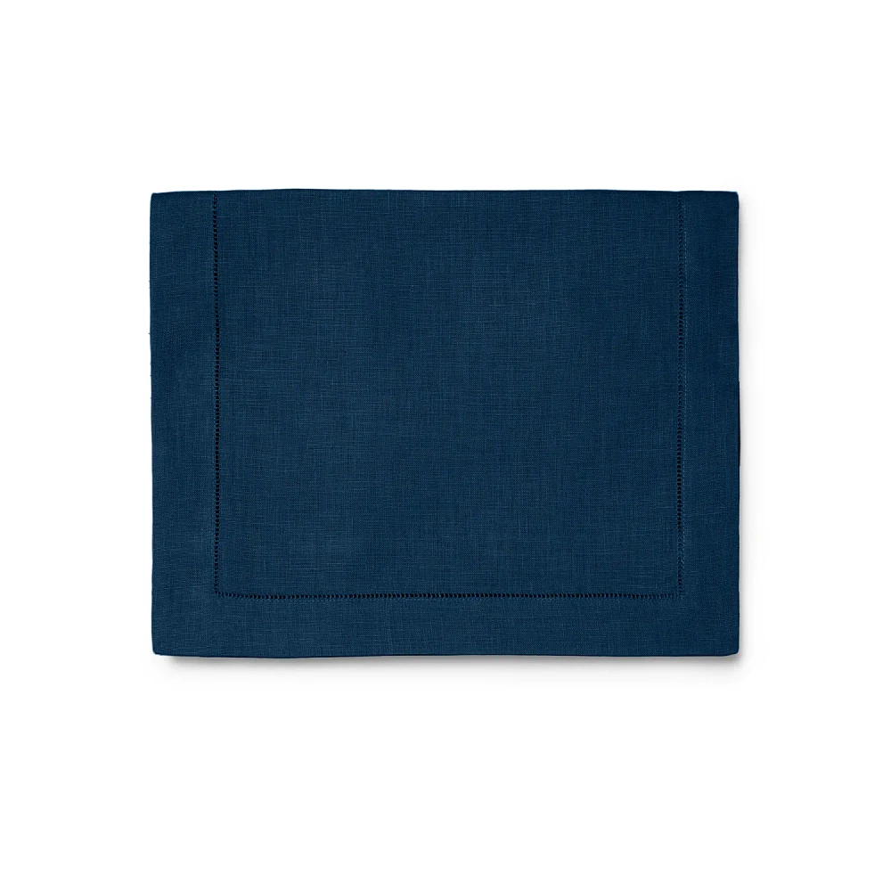 Sferra Linen Runner Navy