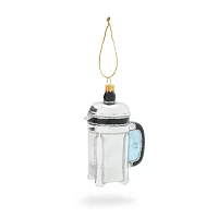 Sur La Table French Press Glass Ornament