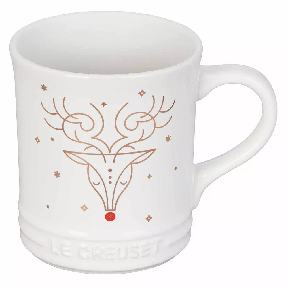 Le Creuset Noel Reindeer Face Mug