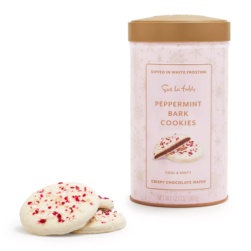 Sur La Table Peppermint Cookie Tin