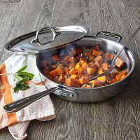 All-Clad D3 Stainless Steel Covered Sauté Pan