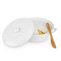 Twine Living Co. Brie Baker with Acacia Spreader