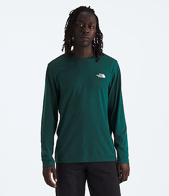 Men’s Long-Sleeve Simple Dome Tee