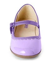 Girls Scalloped Ballet Flats - Whooo's Cute