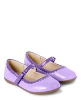 Girls Scalloped Ballet Flats - Whooo's Cute