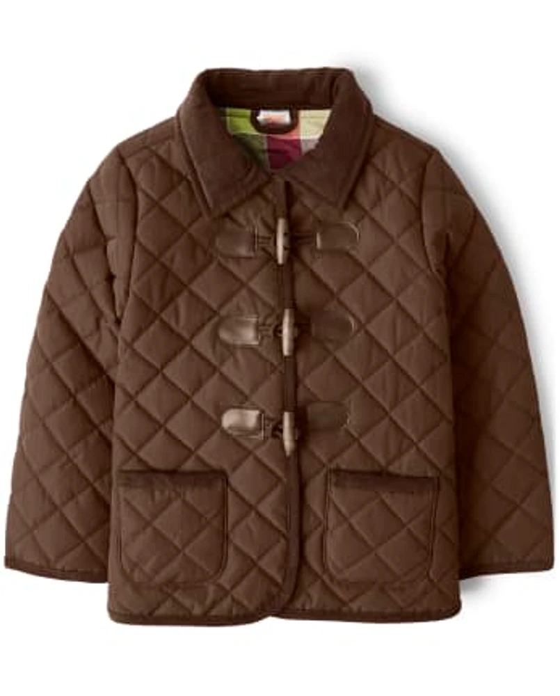 Girls Quilted Jacket - Pony Club