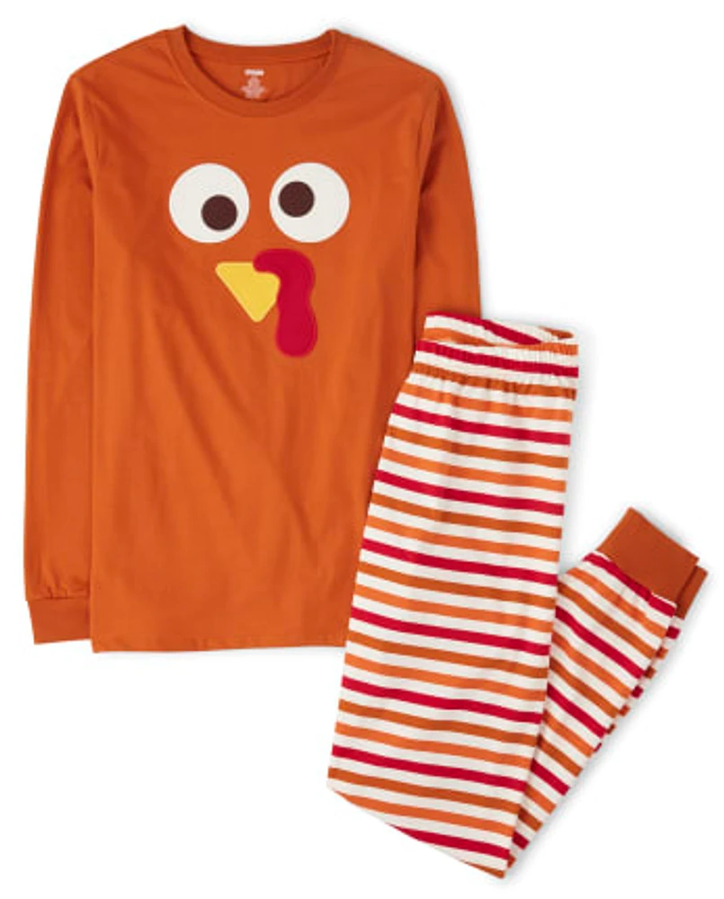 Adult Turkey Cotton 2-Piece Pajamas - Gymmies