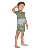 Boys Safari Cotton 2-Piece Pajamas - Gymmies