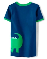 Boys Alligator Cotton 2-Piece Pajamas - Gymmies