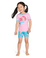 Girls Mermaid Cotton 2-Piece Pajamas - Gymmies