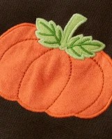 Robe pull brodée Fille - Lil Pumpkin