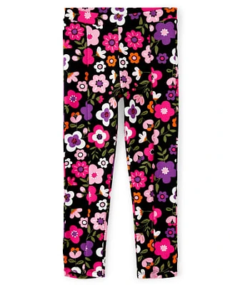 Jeggings Fille Floral Point de Rome - Tree House