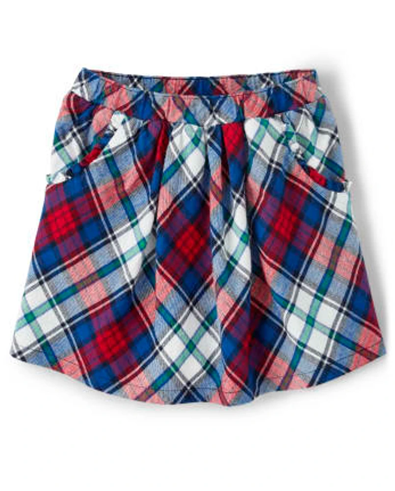 Girls Plaid Skort - Teacher's Favorite